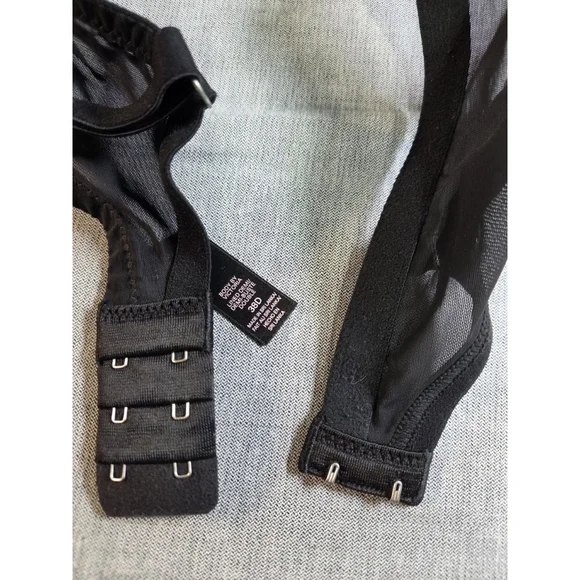 Victoria's Secret Body by Victoria Women's 38D Black Lace Lined Demi Bra - Picture 7 of 7